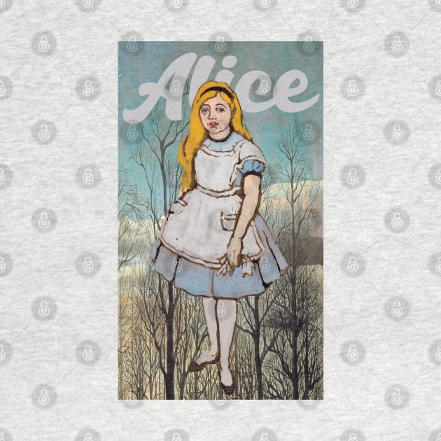 Alice retro vintage poster by SpaceWiz95